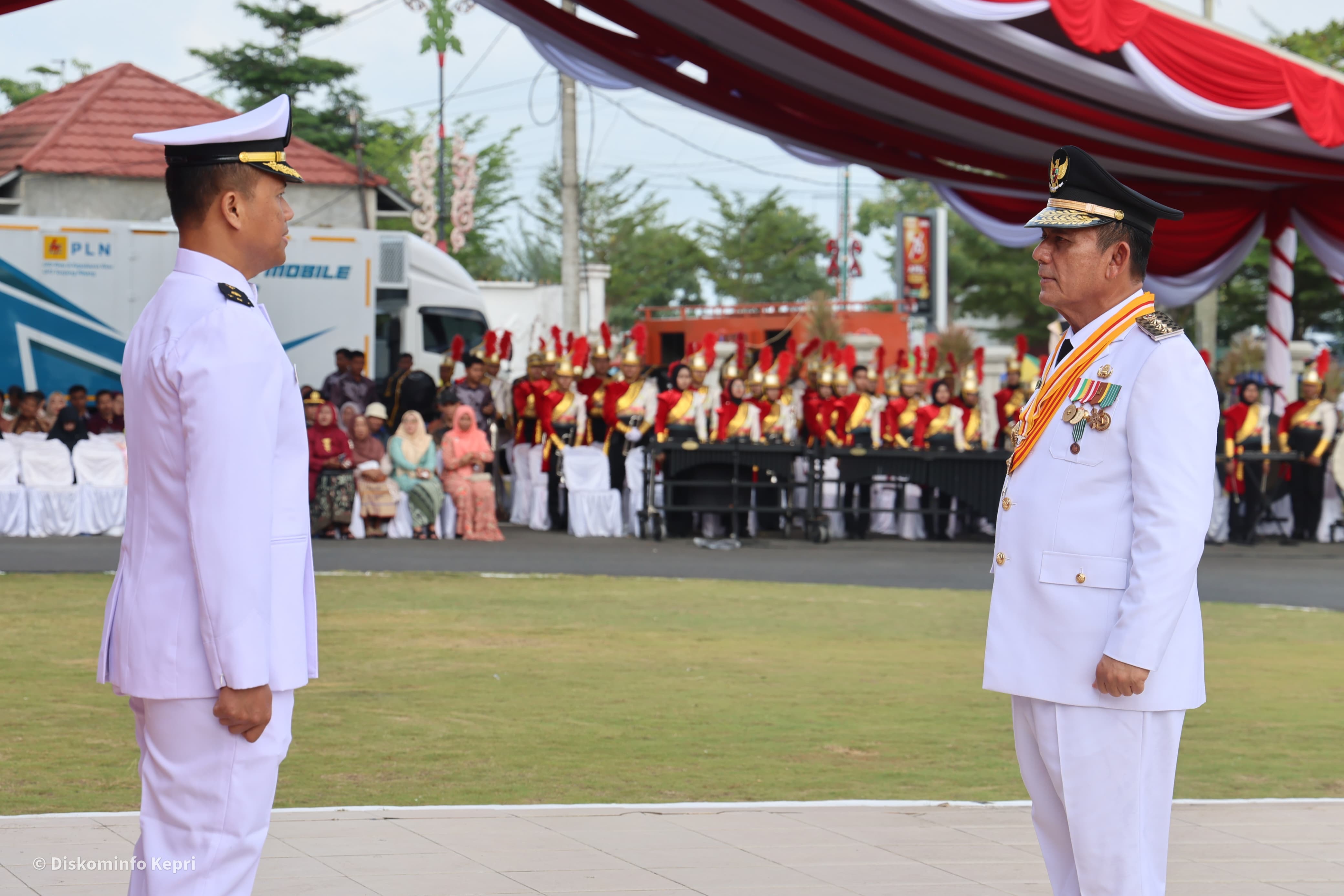 Pimpin Upacara HUT ke-81 RI di Kepri, Gubenur Ansar Tekankan Peran Kepri sebagai Perisai Kedaulatan Maritim Indonesia