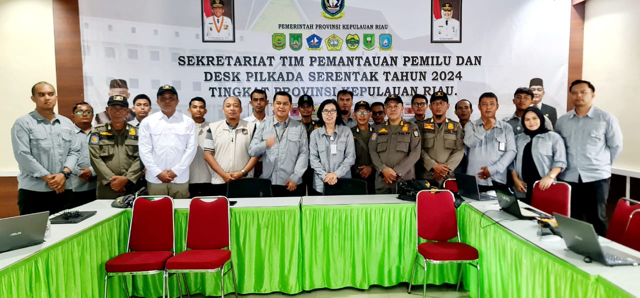 Tim Pemantauan Pemilu Tahun 2024 Badan Kesbangpol Provinsi Kepulauan Riau