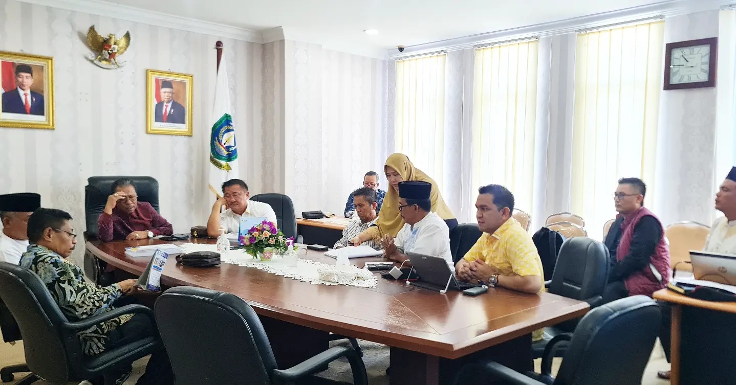 Percepatan Ranperda FP4GNPN, Bakesbangpol Kepri Rapat Bersama Pansus FP4GNPN DPRD Provinsi Kepri