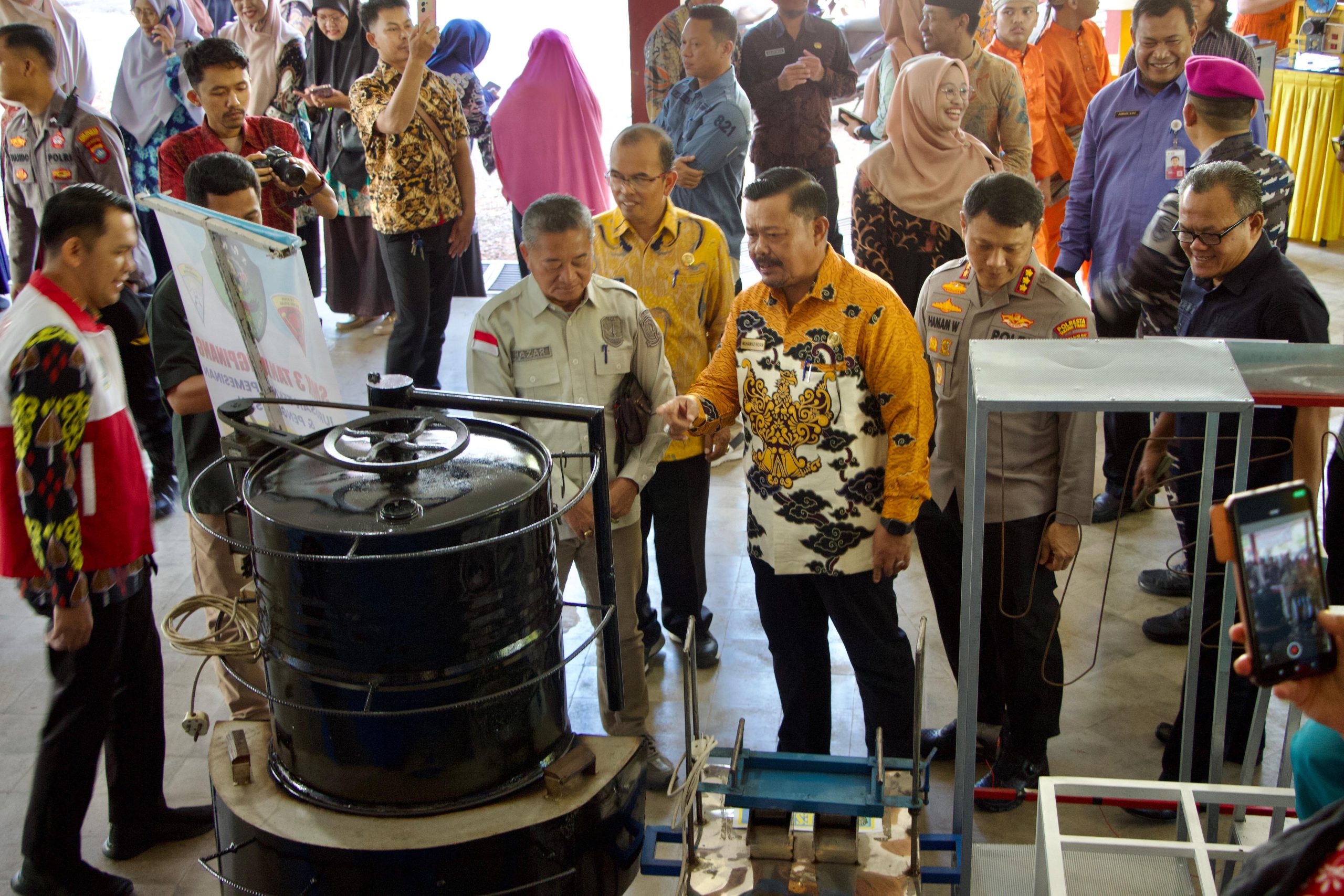 600 Pelajar SMK Negeri 3 Tanjungpinang Ikuti Kegiatan Kesbangpol Masuk Sekolah (KEMAS)