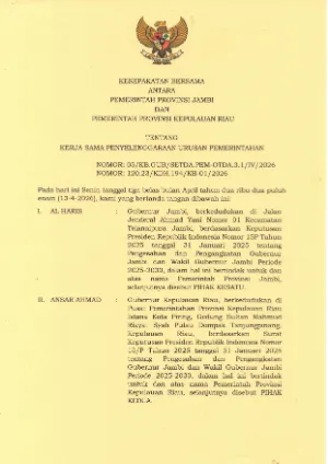 KESBER PROV. JAMBI DAN PROV. KEPRI