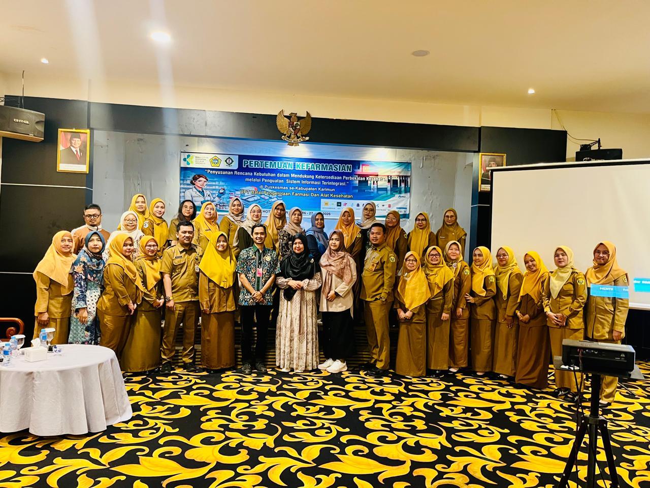 Pertemuan Penyusunan Rencana Kebutuhan dalam mendukung Ketersediaan Perbekalan Kesehatan melalui Penguatan Sistem Informasi Terintegrasi di Kabupaten Karimun