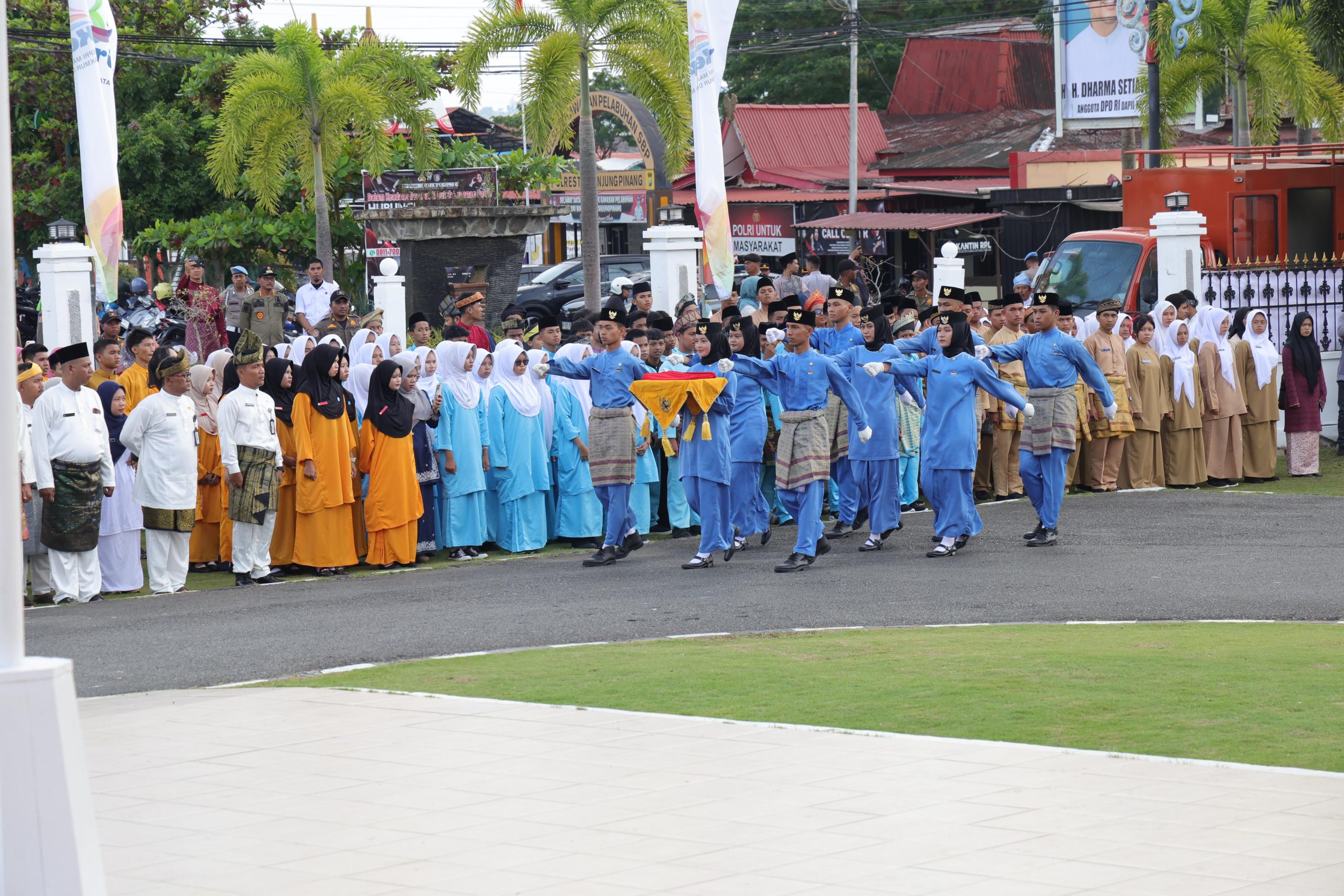 18 Paskibraka Sukseskan Upacara Peringatan Hari Jadi ke-23 Provinsi Kepulauan Riau