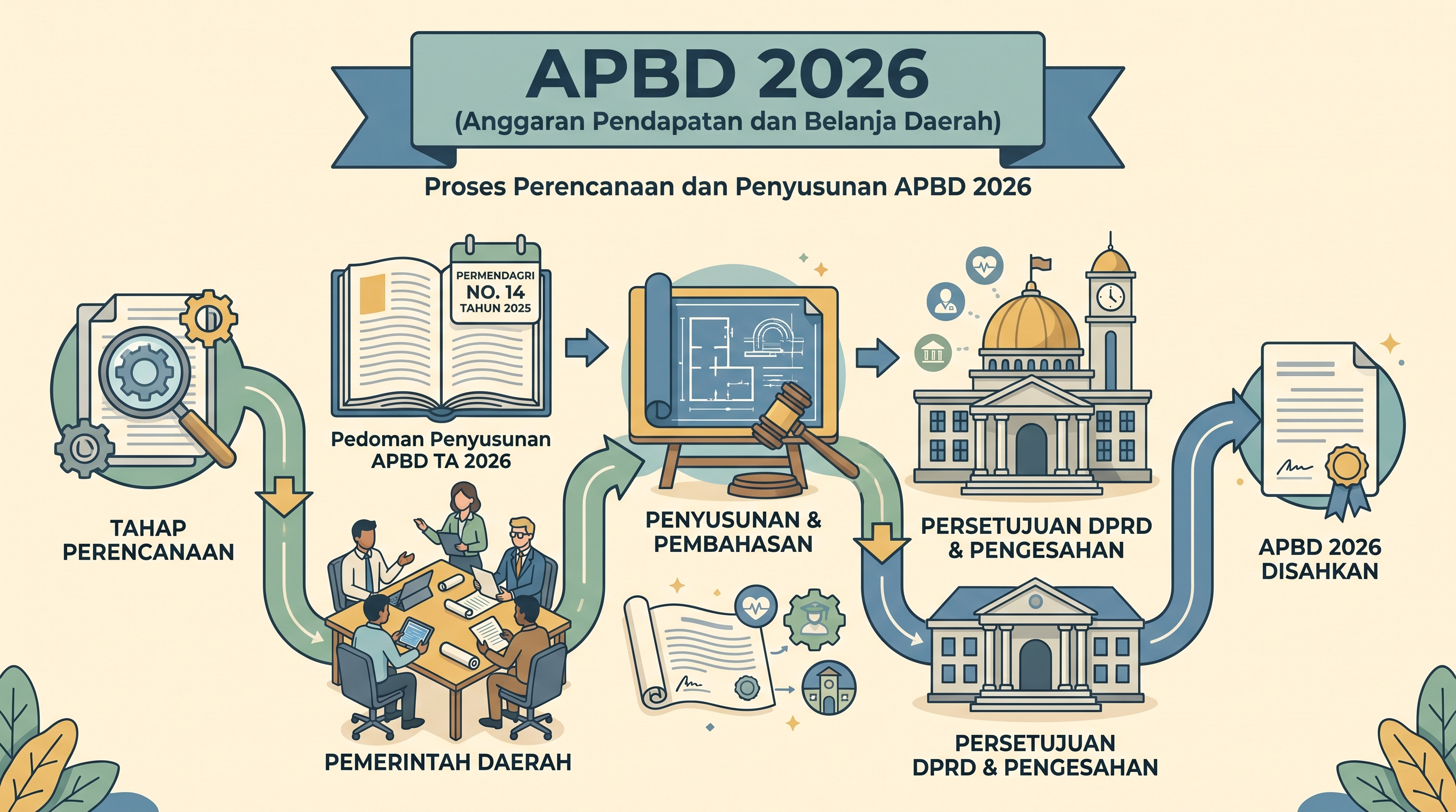 Kemendagri Terbitkan Pedoman Penyusunan APBD Tahun Anggaran 2026, BKAD Kepri Perkuat Sinkronisasi Kebijakan Daerah
