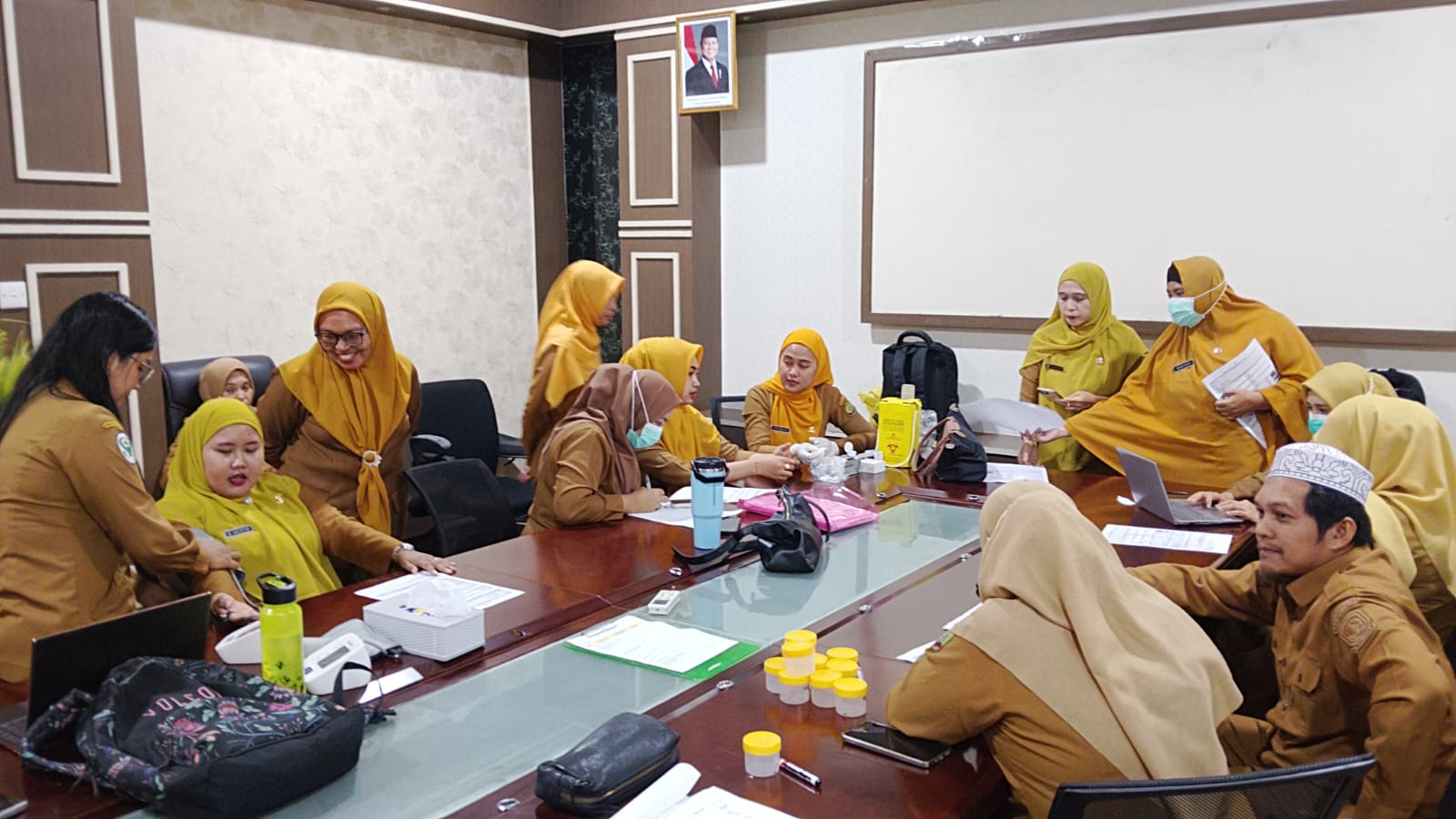 Screening Kesehatan pada BKAD Kepulauan Riau