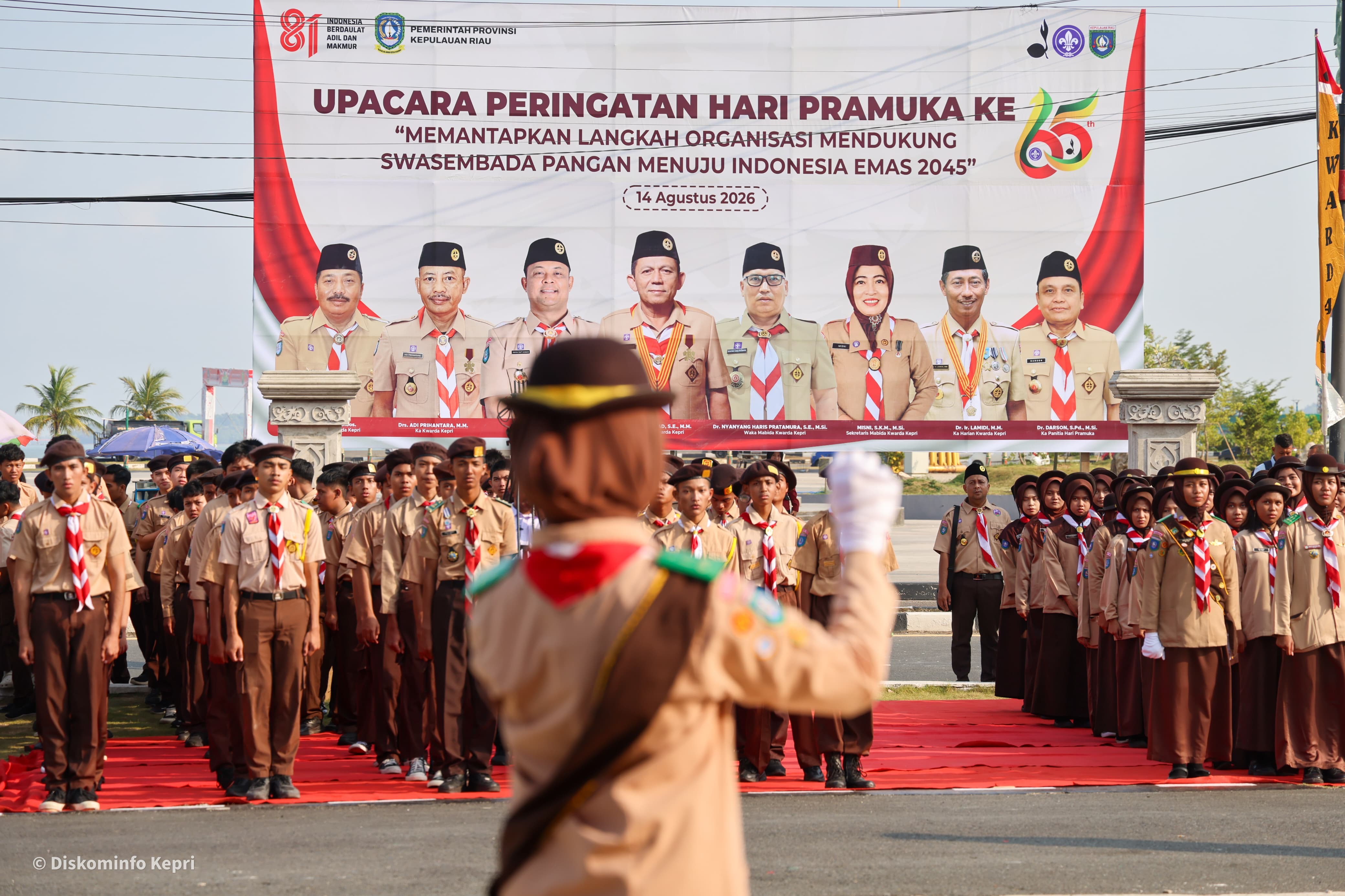 Hari Pramuka ke-65, Gubernur Ansar Dorong Pramuka Ambil Peran Dukung Swasembada Pangan