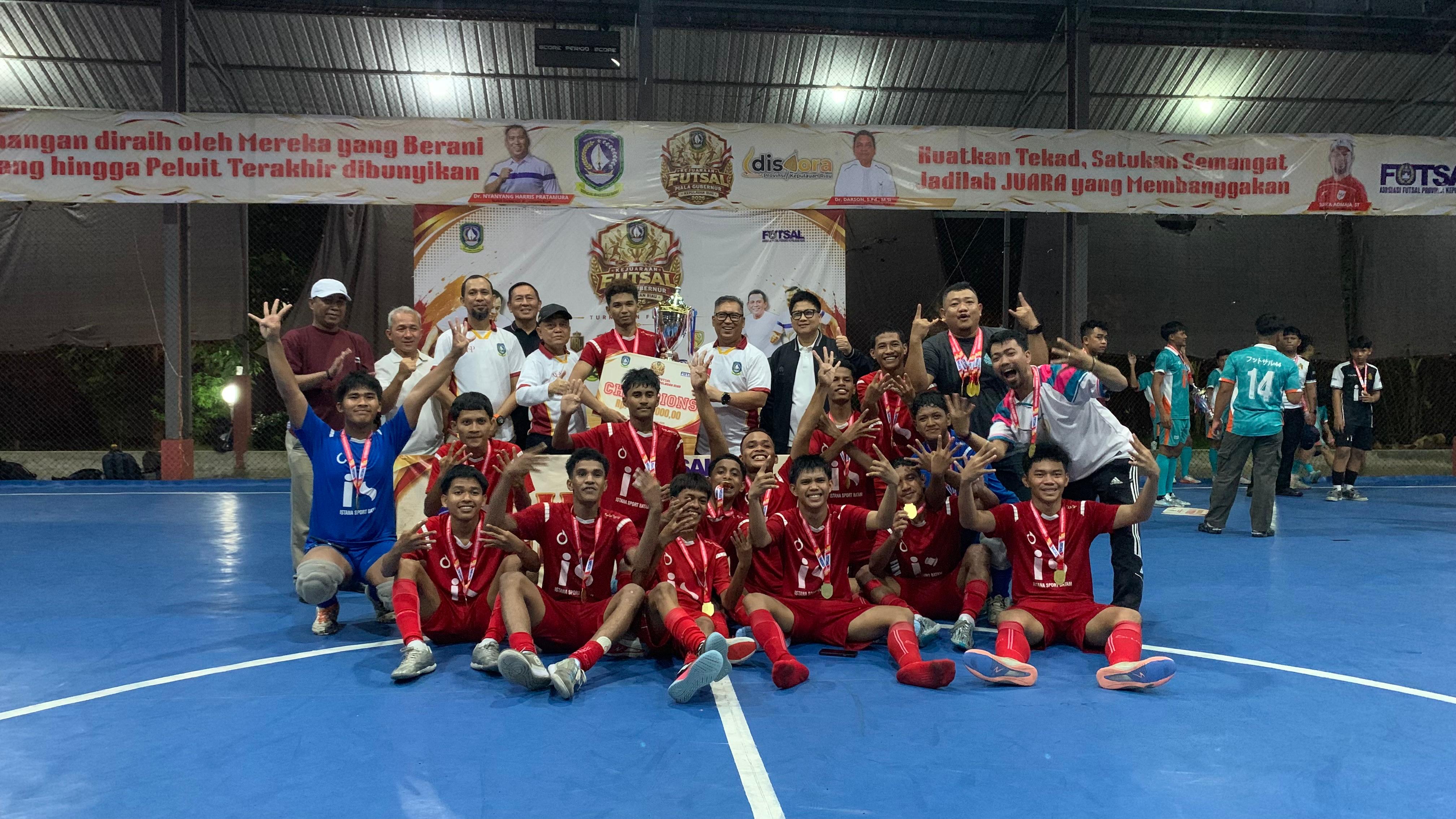 Kejuaraan Futsal Piala Gubernur Kepulauan Riau Tahun 2026 Resmi Ditutup, Jadi Wadah Pembinaan dan Pengembangan Atlet Futsal Daerah