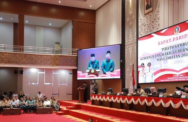 Bakesbangpol Kepri Hadiri Paripurna DPRD, Agenda Pidato Perdana Gubernur Kepri