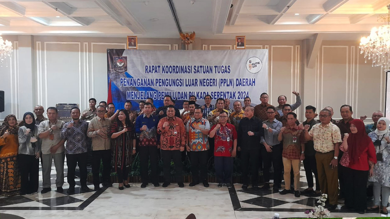 Rapat Koordinasi Satuan Tugas Penanganan Pengungsi Luar Negeri (PPLN) Daerah Menjelang Pemilu dan Pilkada Serentak 2024