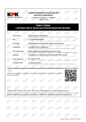 LHKPN 2026 - Fungsional