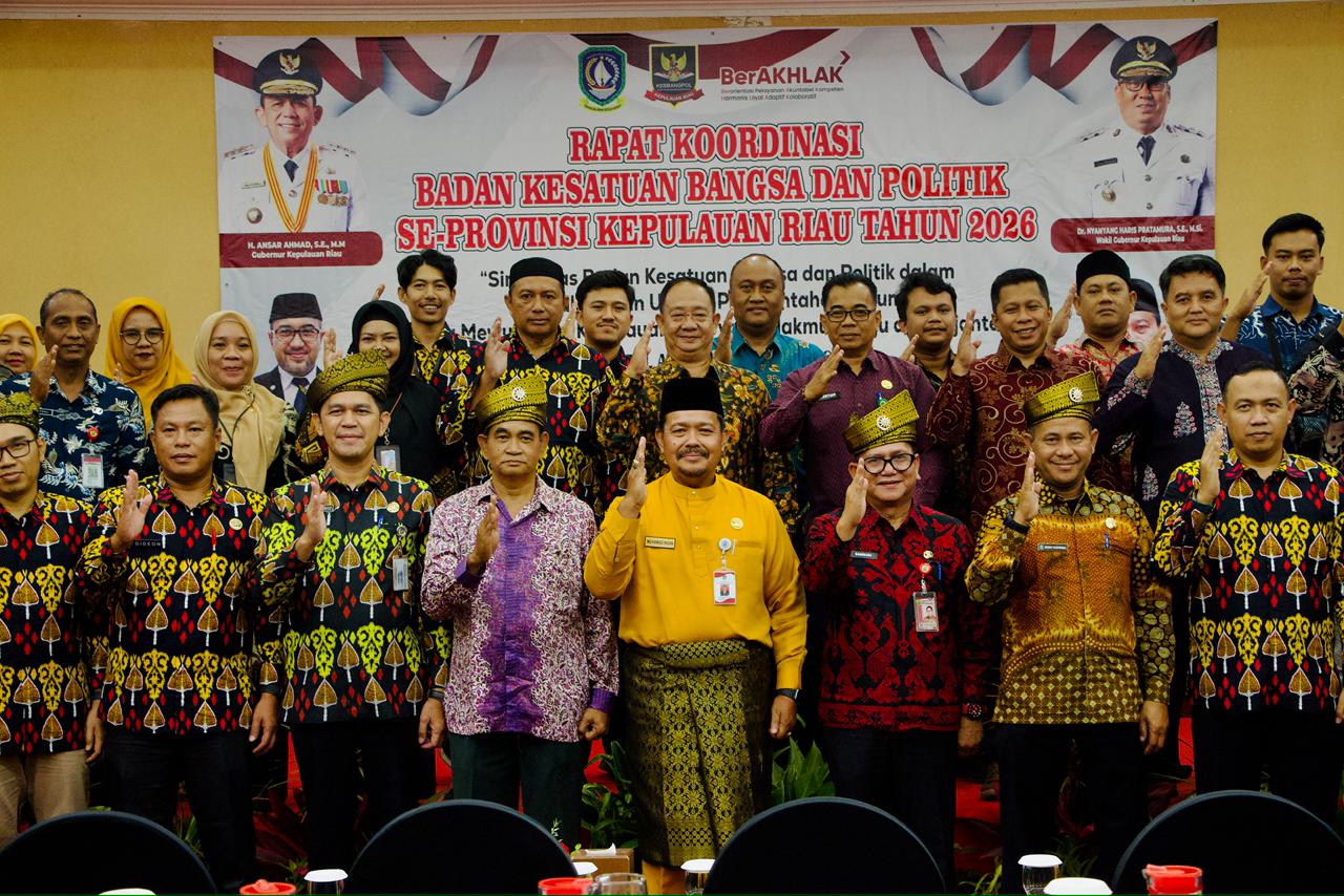 Rakor Badan Kesbangpol Se-Provinsi Kepulauan Riau Tahun 2026 "Sinergitas Pelaksanaan Urusan Pemerintahan Umum"