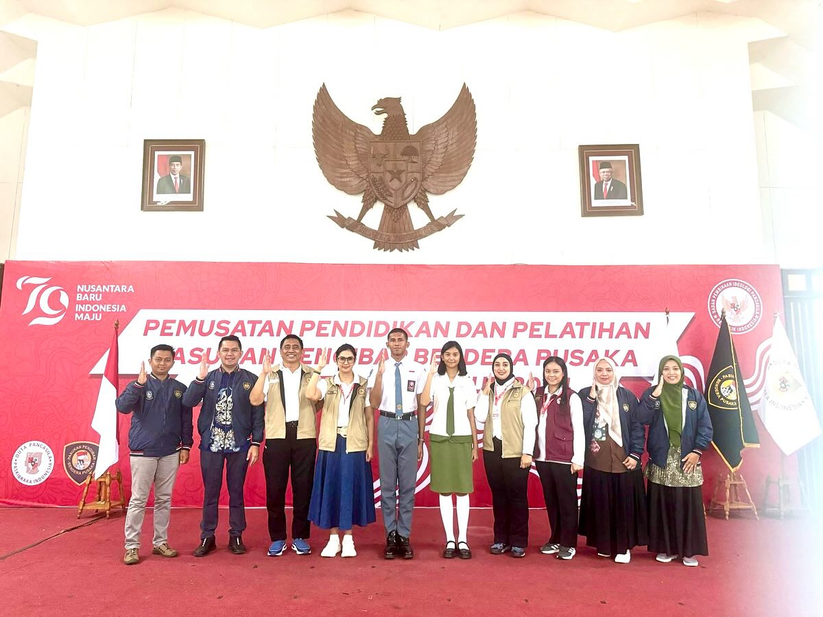 Pengantaran Calon Paskibraka Tingkat Pusat Perwakilan Provinsi Kepulauan Riau Tahun 2024 Menuju Pemusatan Diklat di Jakarta