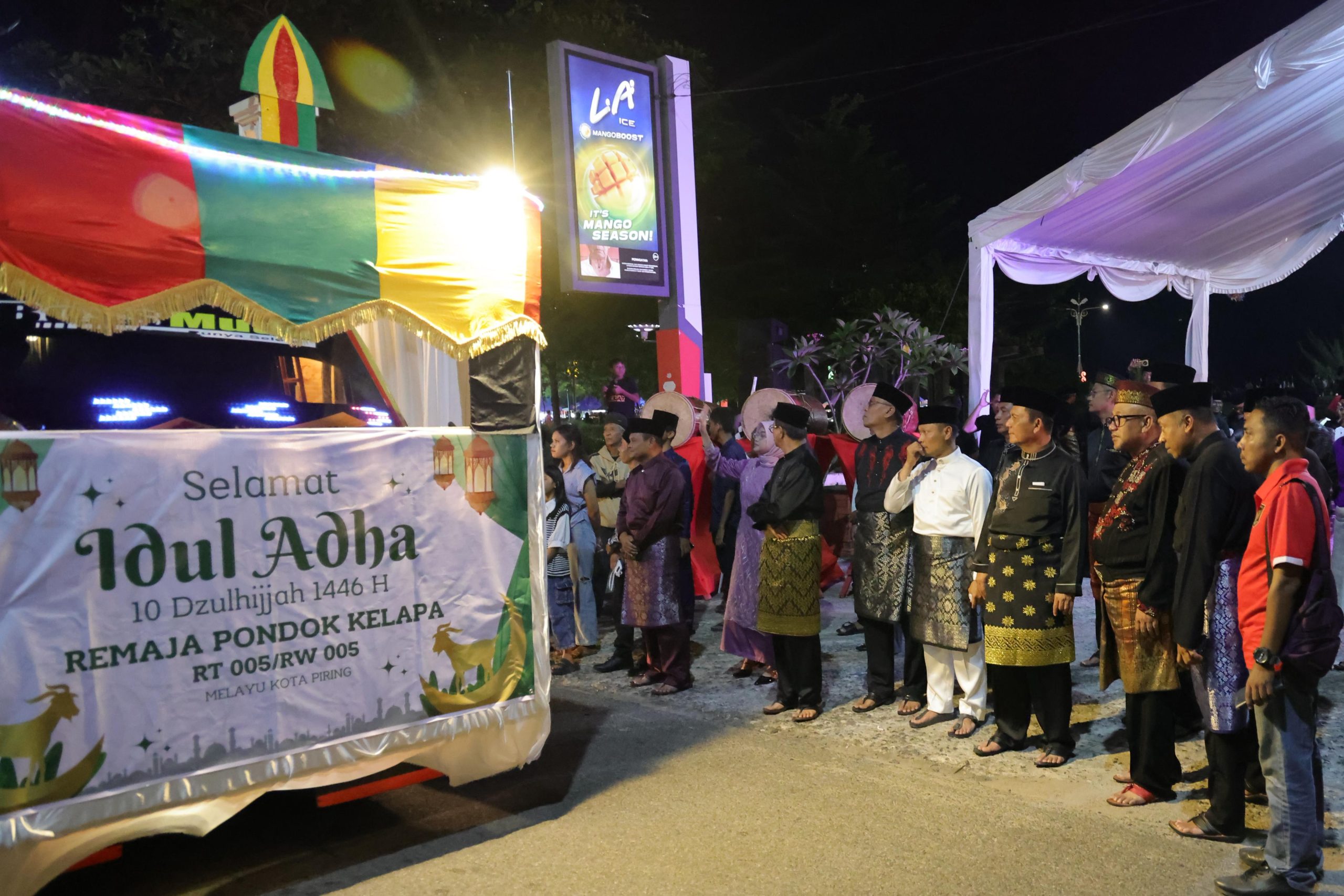 Gubernur Ansar Lepas Pawai Takbir Keliling Idul Adha 1446 H Kota Tanjungpinang