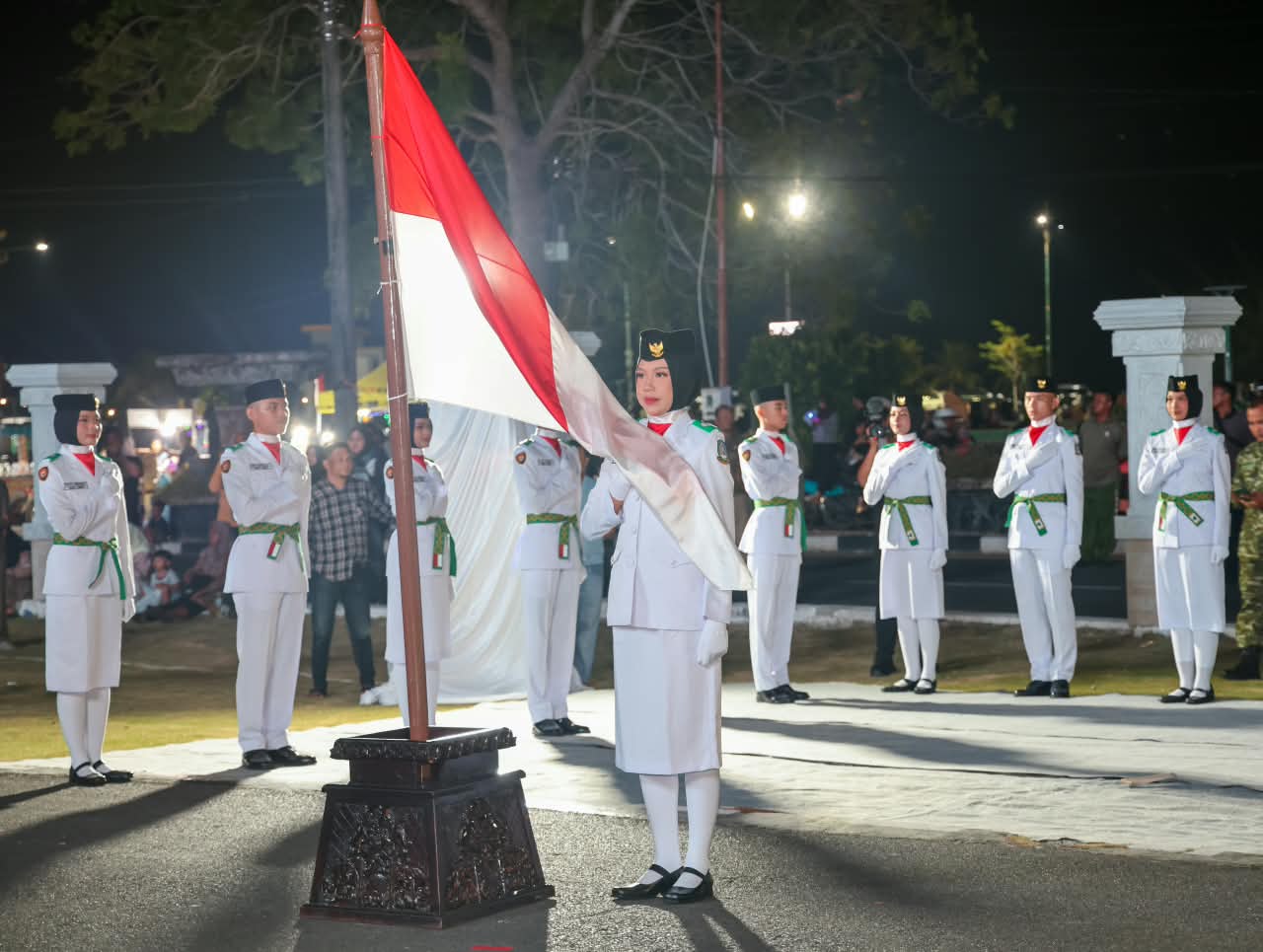Sebanyak 30 Pelajar Kepri Dikukuhkan sebagai Paskibraka Provinsi 2026