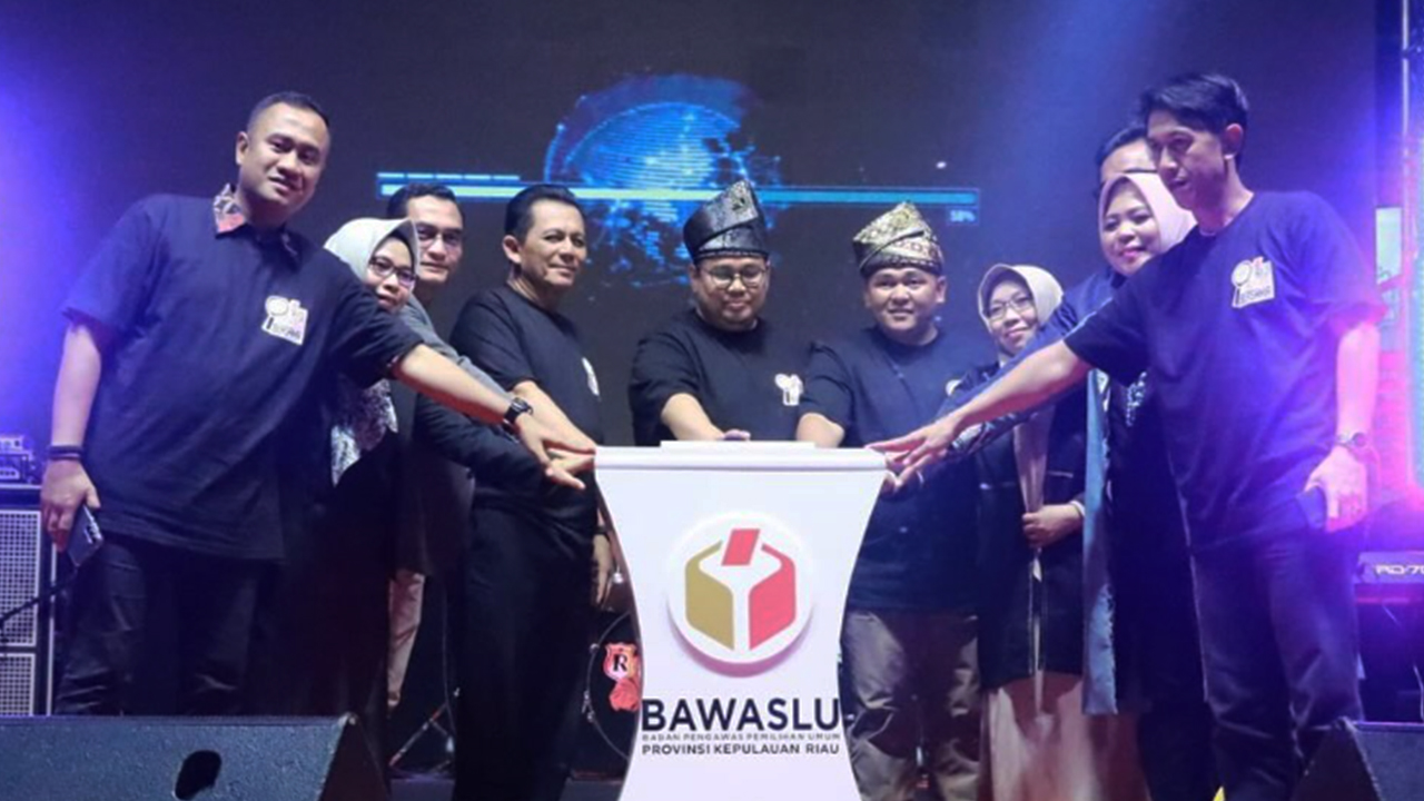 Bakesbangpol Kepri Hadiri Launching Pengawasan Partisipatif Pilkada di Provinsi Kepulauan Riau Tahun 2024