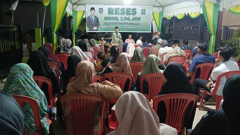 Laksanakan Reses di Batam Kota, Aman Serap Aspirasi Warga soal Pendidikan, Kesehatan hingga Lapangan Kerja