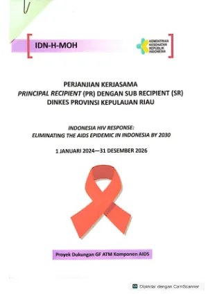 Perjanjian Kerja Sama (MoU/PKS) - Pengendalian HIV/AIDS