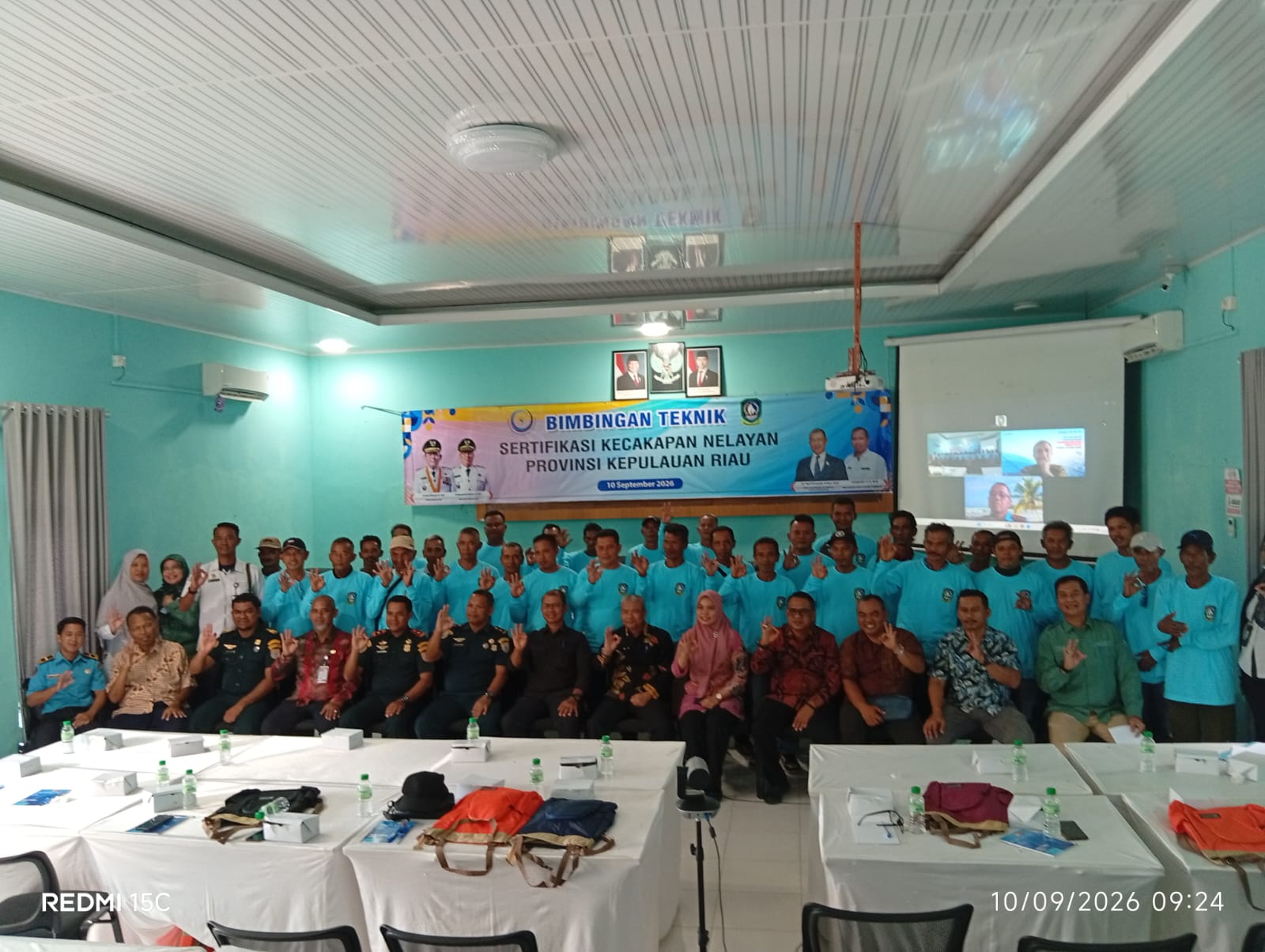 DKP Kepri Gelar Bimbingan Teknis Sertifikasi Kecakapan Nelayan di Kabupaten Bintan