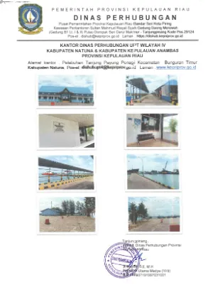 KANTOR UPT NATUNA DINAS PERHUBUNGAN