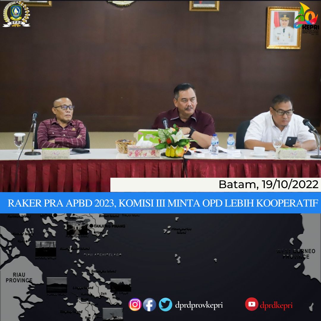 Raker Pra-APBD 2023, Komisi III Meminta OPD Agar Lebih Kooperatif