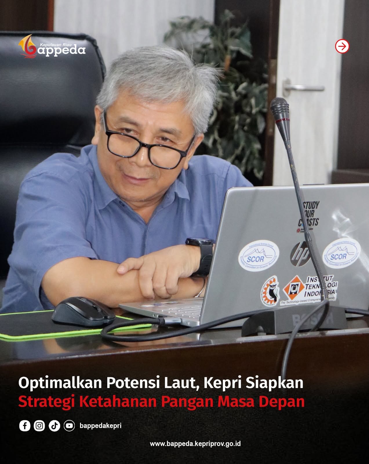 Focus Group Discussion (FGD) Penelitian Penguatan Ketahanan Pangan Berbasis Potensi Maritim di Daerah Kepulauan