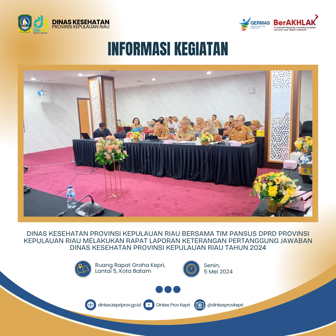 Kadinkes Kepri Paparkan Capaian Kinerja Dalam Rapat LKPJ Tahun 2024