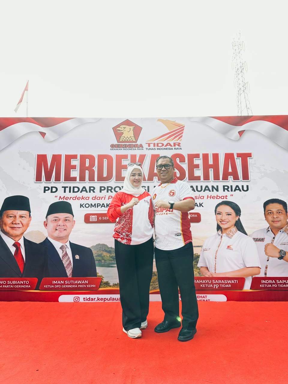 Wagub Nyanyang Ikuti Kegiatan Merdeka Sehat Partai Gerindra