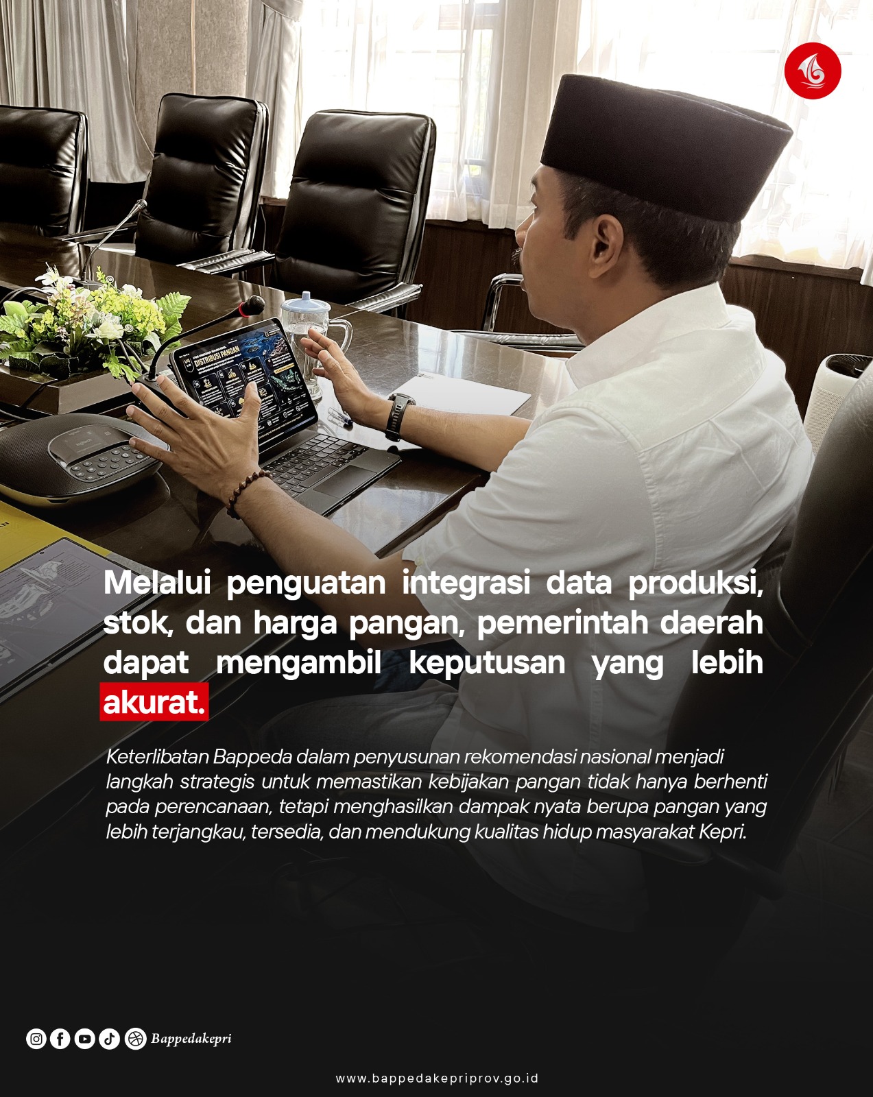 Bappeda Kepri Perkuat Strategi Perencanaan Ketahanan Pangan Daerah