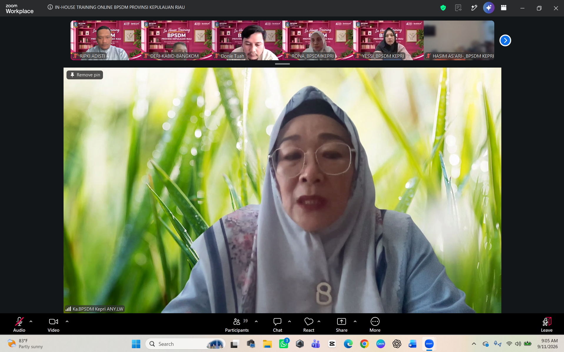 BPSDM Kepri Gelar In House Training Daring: Perkuat Pemahaman Tusi ASN dan Apresiasi Peserta Terbaik