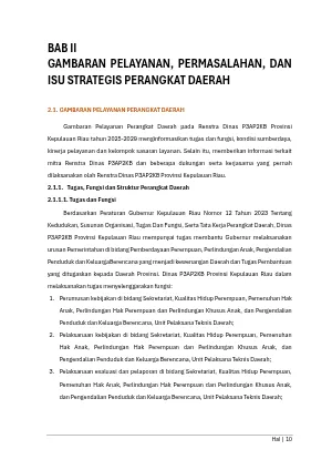 Tugas Dan Fungsi Dinas P3AP2KB
