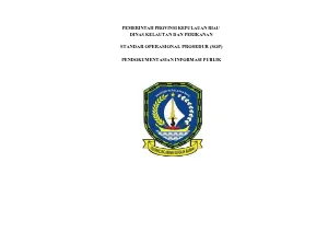 SOP Pendokumentasian Informasi Publik