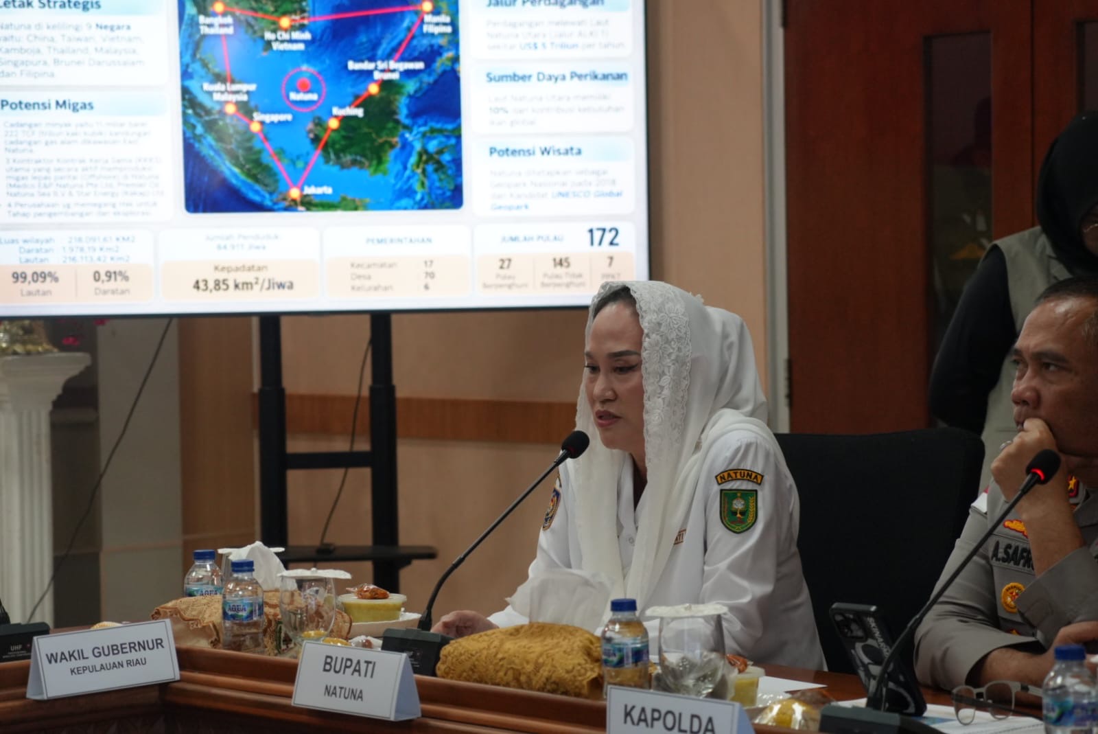 Wagub Kepri Nyanyang dan Bupati Cen Sui Lan Sampaikan Aspirasi Natuna kepada Ketua MPR RI