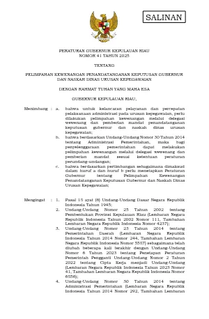 Pergub No 4 Tahun 2025 dan Kajian Akademis