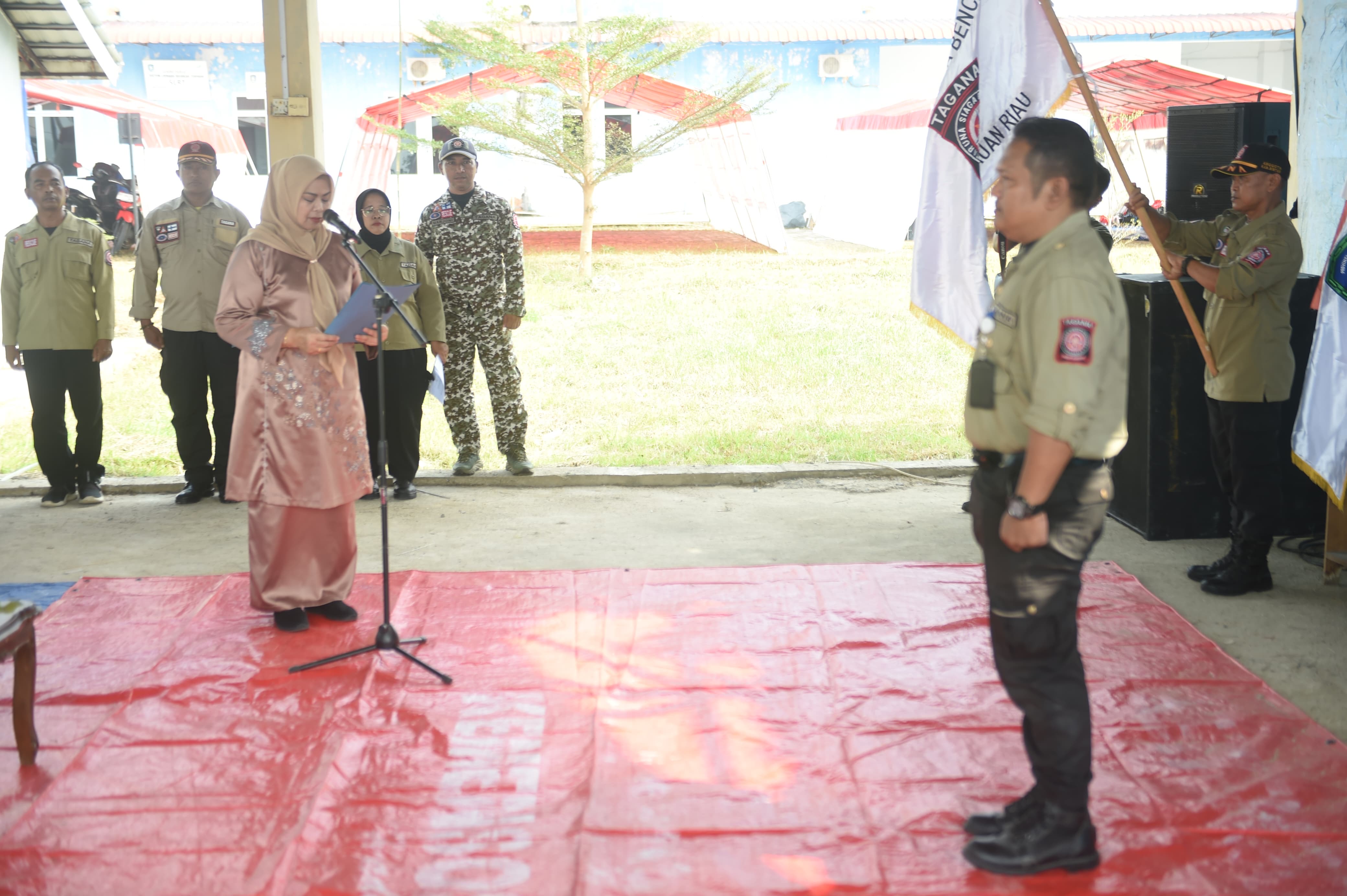 Dewi Ansar Kukuhkan FK Tagana Kepri, Garda Terdepan Tanggap Bencana