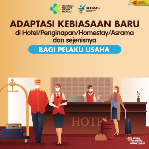 Adaptasi Kebiasaan Baru Di Hotel/Penginapan/Homestay/Asrama dan Sejenisnya
