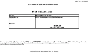 PAKET RUP 2025 Tanggal 31 Desember 2025