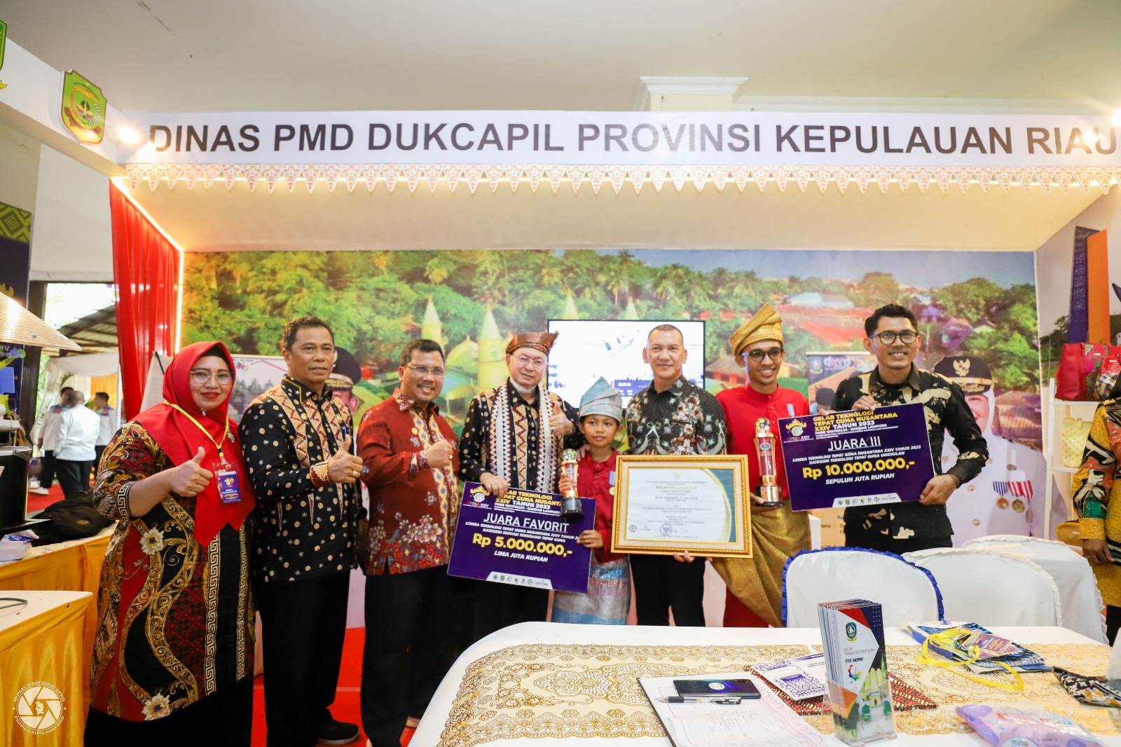 Gelar Teknologi Tepat Guna Nusantara (GTTGN) XXIV/2023 Provinsi Kepulauan Riau Meraih Juara 3 Nasional