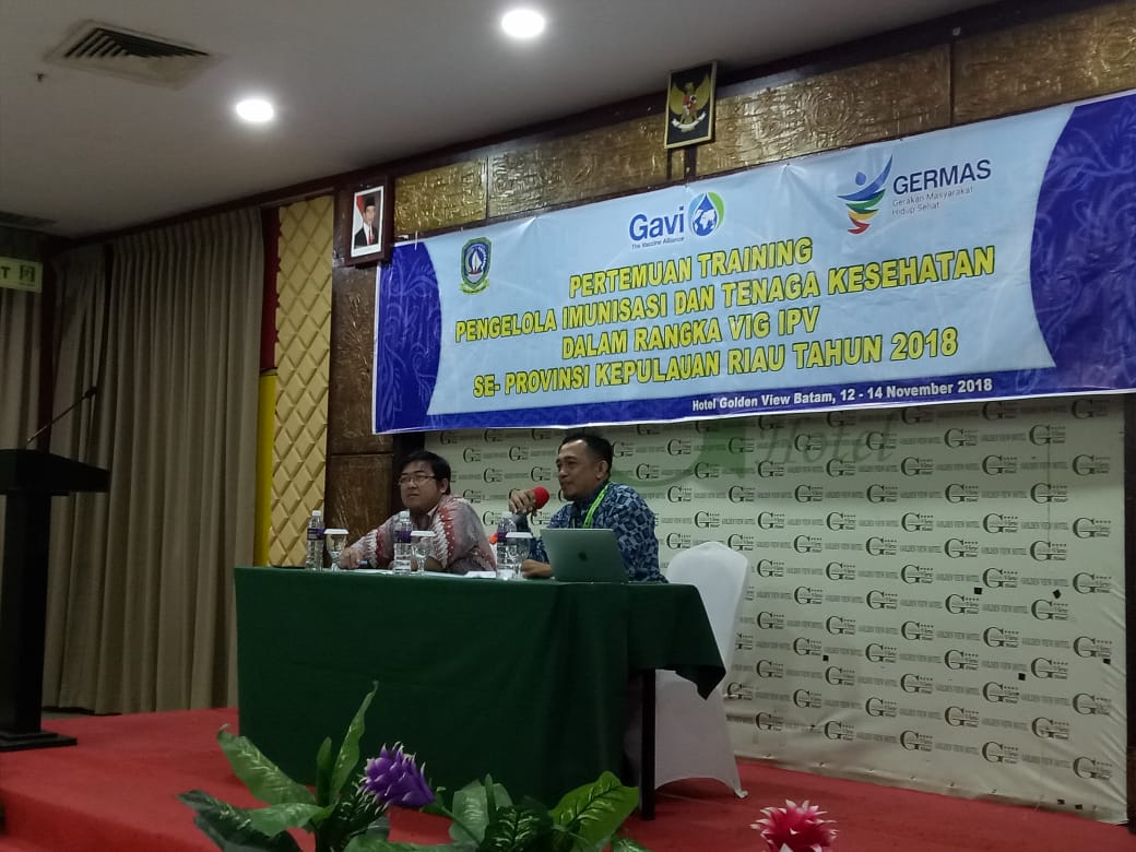 Sukseskan Eradikasi Polio Tahun 2020, Dinkes Kepri Tingkatkan Kompetensi Pengelola Imunisasi Dan Nakes Tentang Introduksi Inactivated Polio Vaccine (IPV)