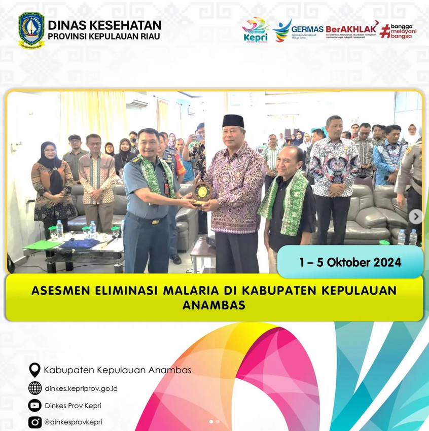 Asesmen Eliminasi Malaria di Kabupaten Kepulauan Anambas
