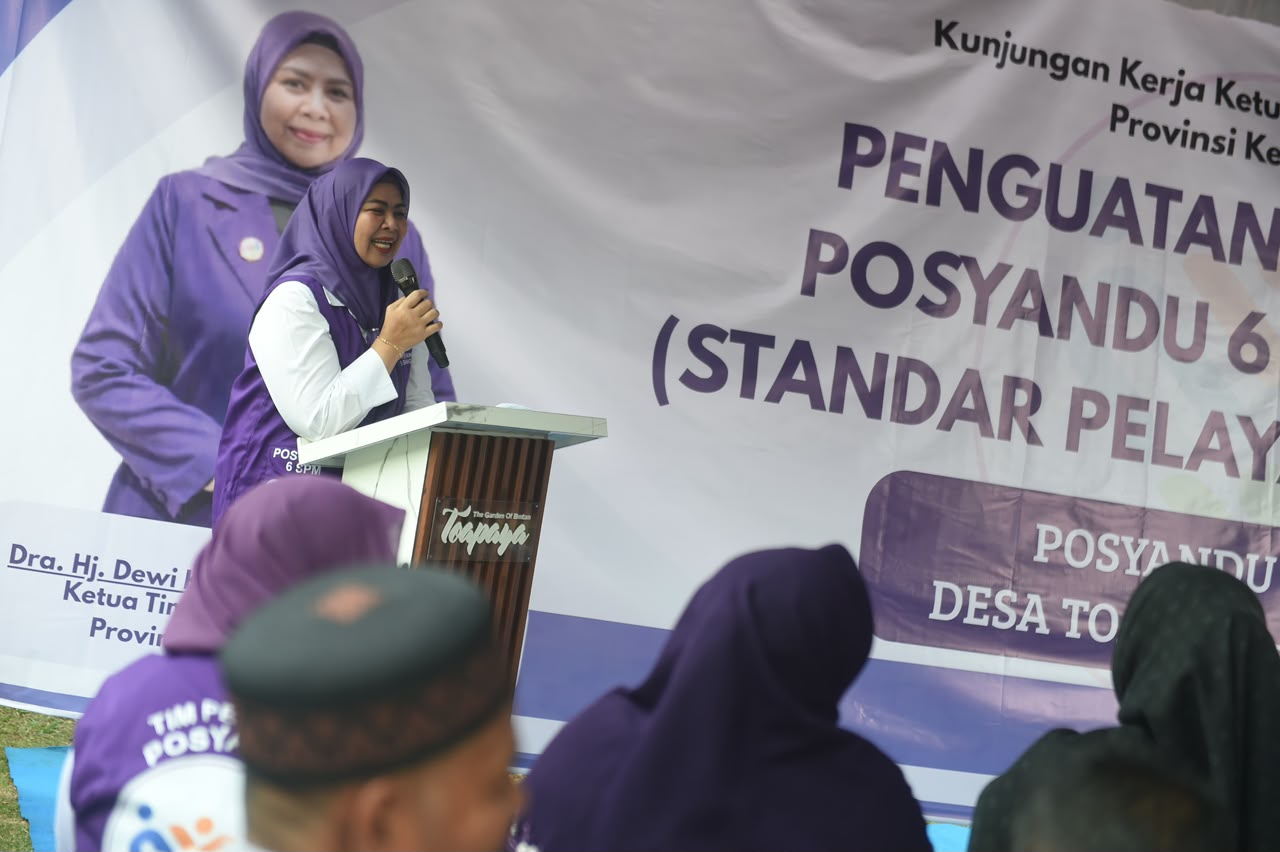 Dewi Ansar Kunjungi Posyandu Melati II Bintan, Dorong Penguatan Pelayanan 6 Bidang SPM
