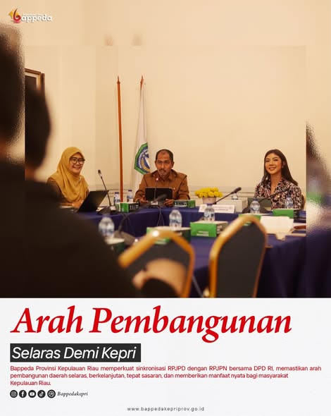 kegiatan Pengawasan atas Pelaksanaan Undang-Undang Nomor 59 Tahun 2024 tentang Rencana Pembangunan Jangka Panjang Nasional (RPJPN) Tahun 2025–2045 bersama Anggota DPD RI Komite IV Dapil Provinsi Kepulauan Riau