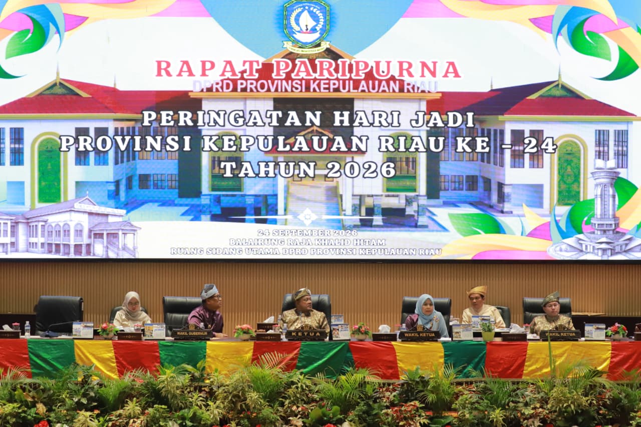 Dari Penyengat Menyatukan Semangat, DPRD Kepri Gelar Paripurna Istimewa Hari Jadi ke-24