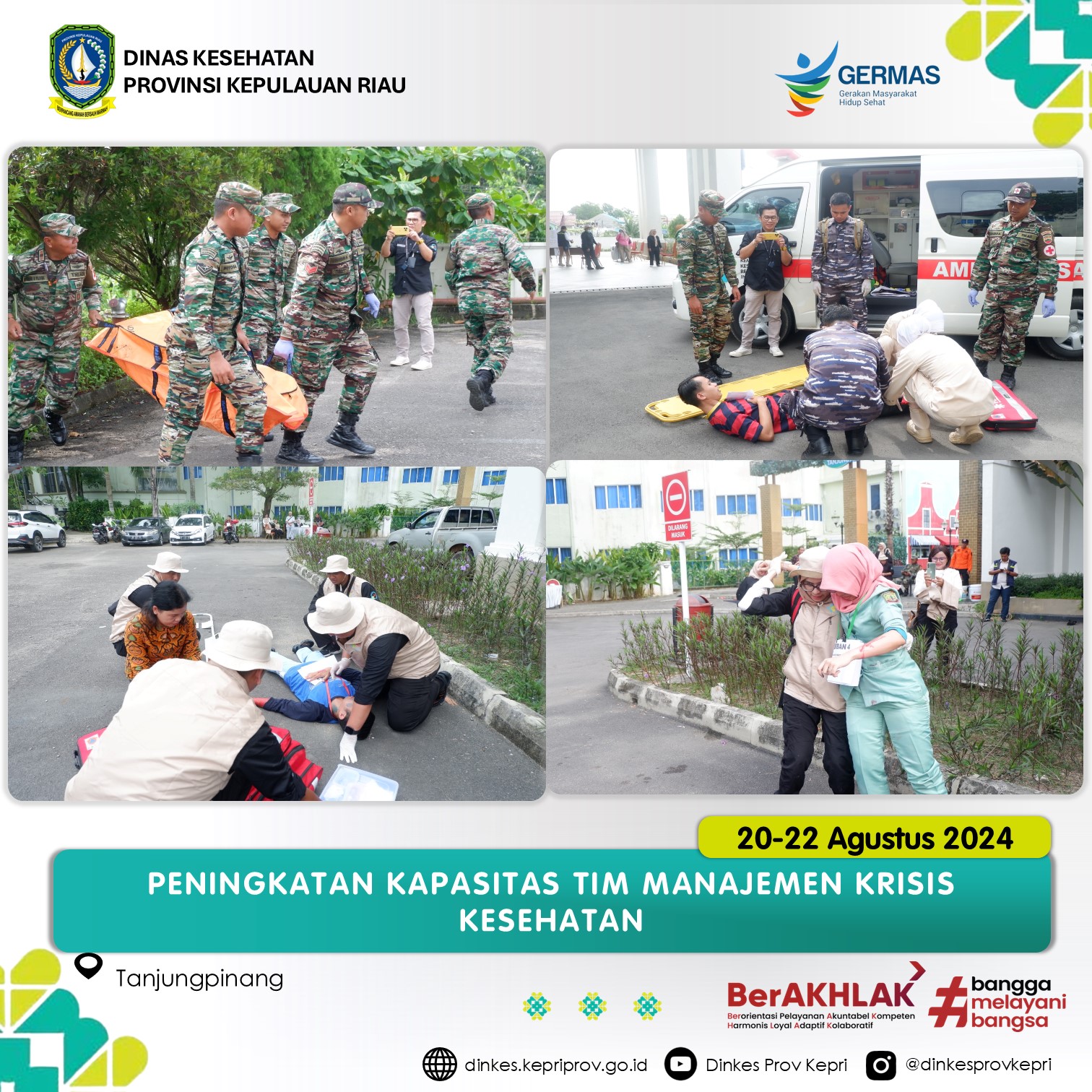 Dinkes Kepri Tingkatkan Kualitas Tim Manajemen Krisis