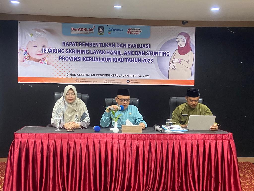 Rapat Pembentukan dan Evaluasi Jejaring Skrining Layak Hamil ANC dan Stunting