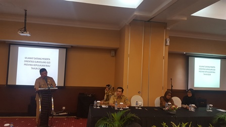 Cegah Stunting dan wasting di Kepulauan Riau, Dinkes Kepri adakan Kegiatan Orientasi Surveilans Gizi
