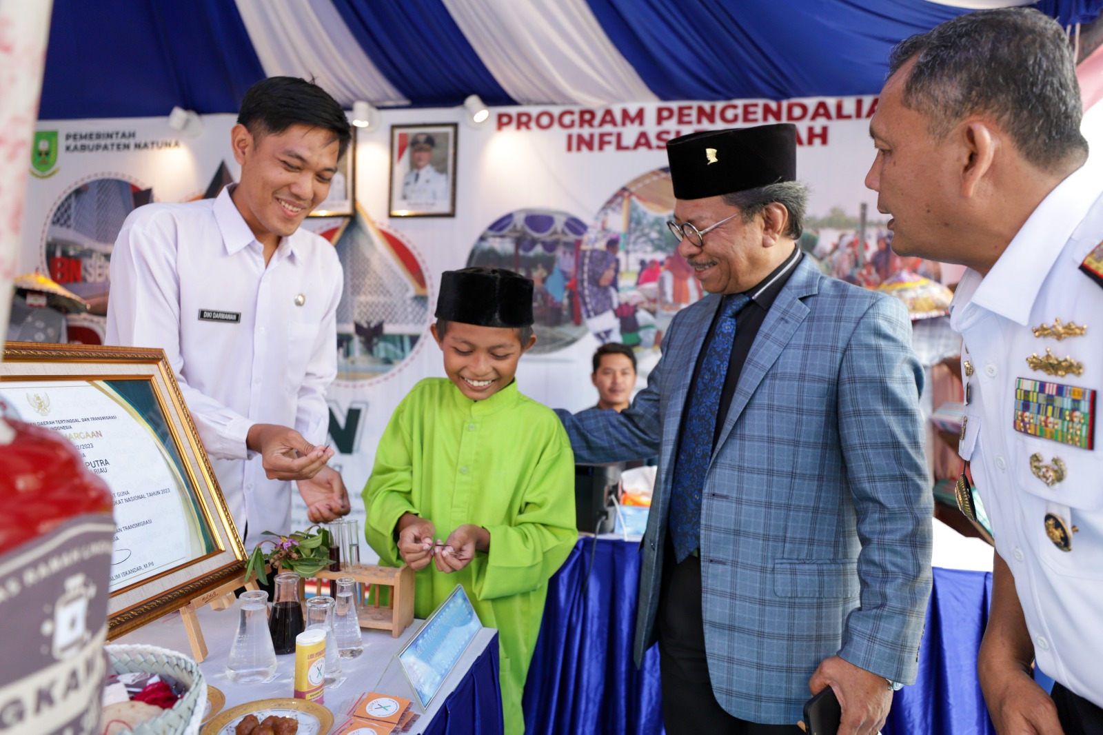 Ketua DPRD Prov Kepri Hadiri Pembukaan Pameran GMP BI, Kenalkan Produk UMKM Asli Natuna