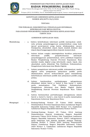 SK Tim Publikasi 2026 Januari