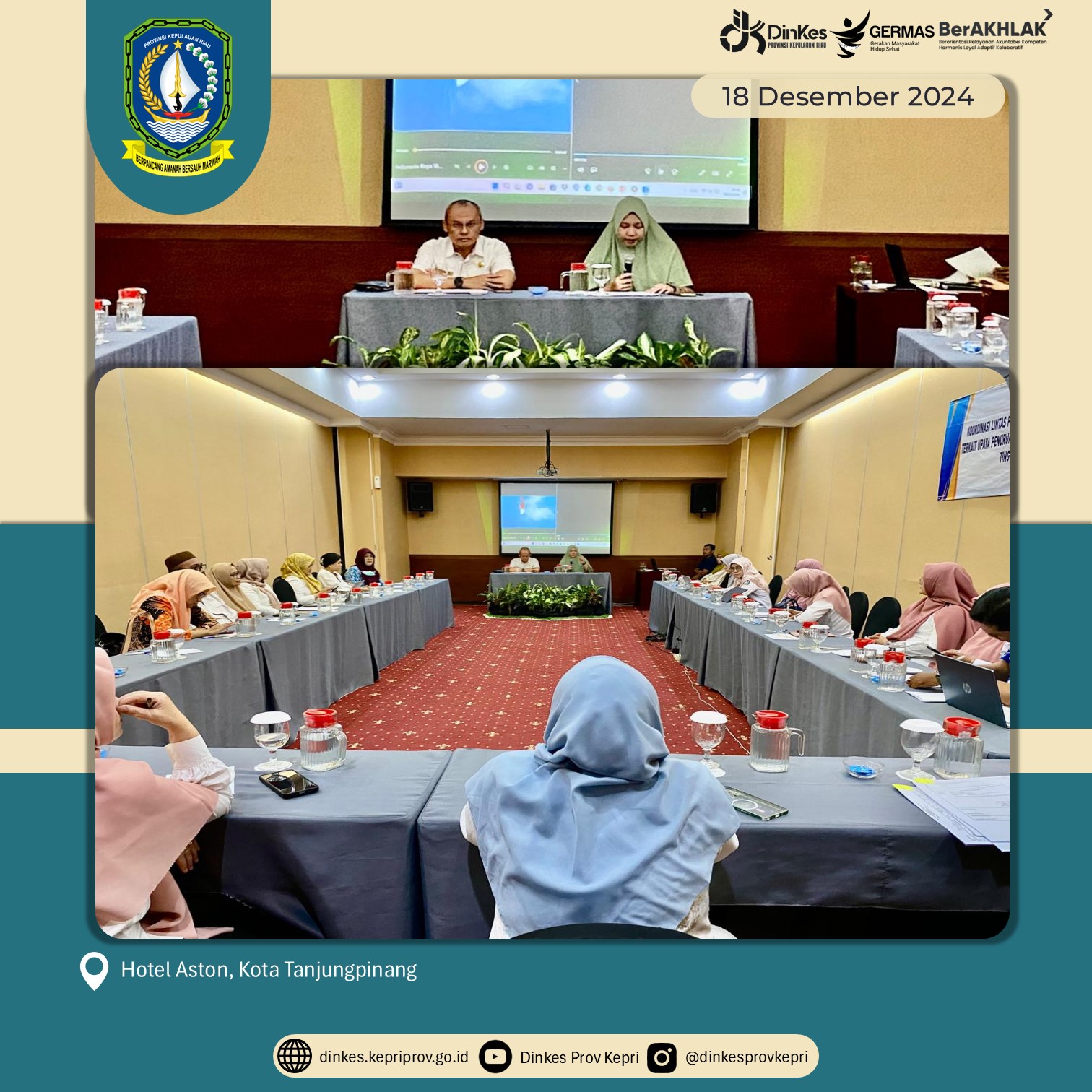 Dinkes Kepri Gelar Rapat Koordinasi Pokja AKI AKB Tingkat Provinsi