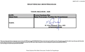 DOKUMEN SIRUP 2026