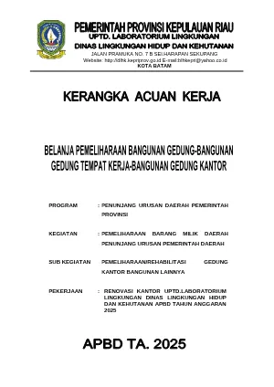 f.  Dokumen pengadaan barang dan jasa